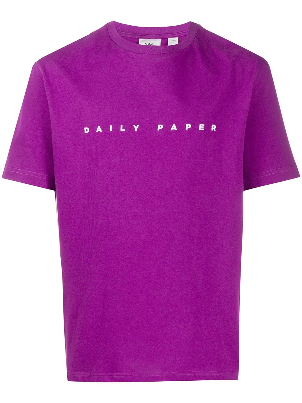 Shop Daily Paper Alias Logo Embroidered T-shirt In Purple