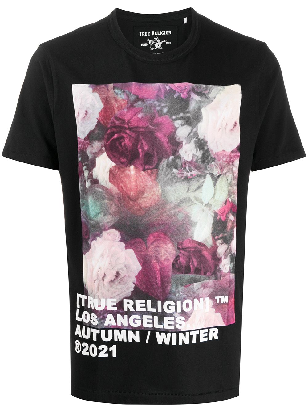 фото True religion футболка с цветочным принтом