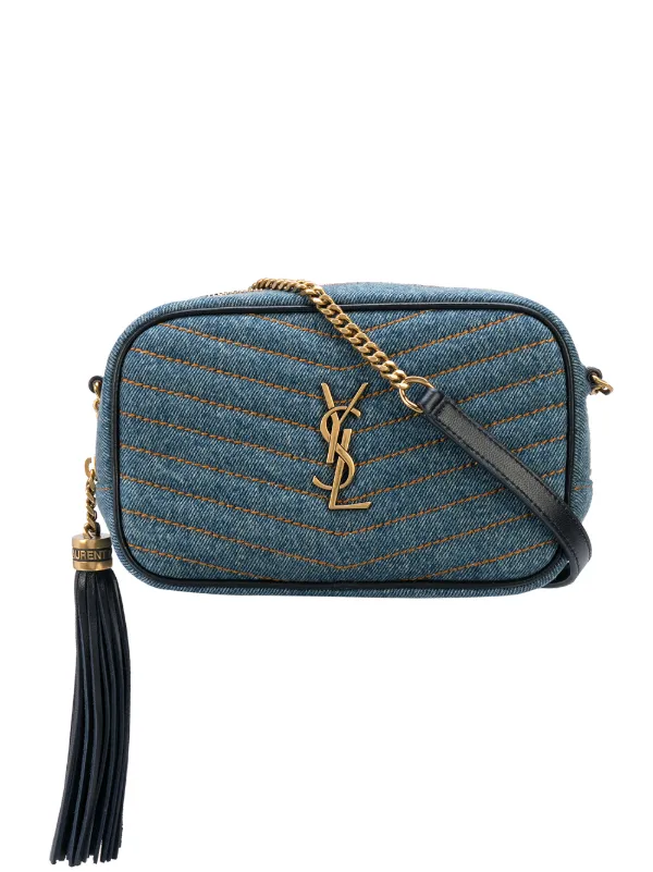 ysl denim bag
