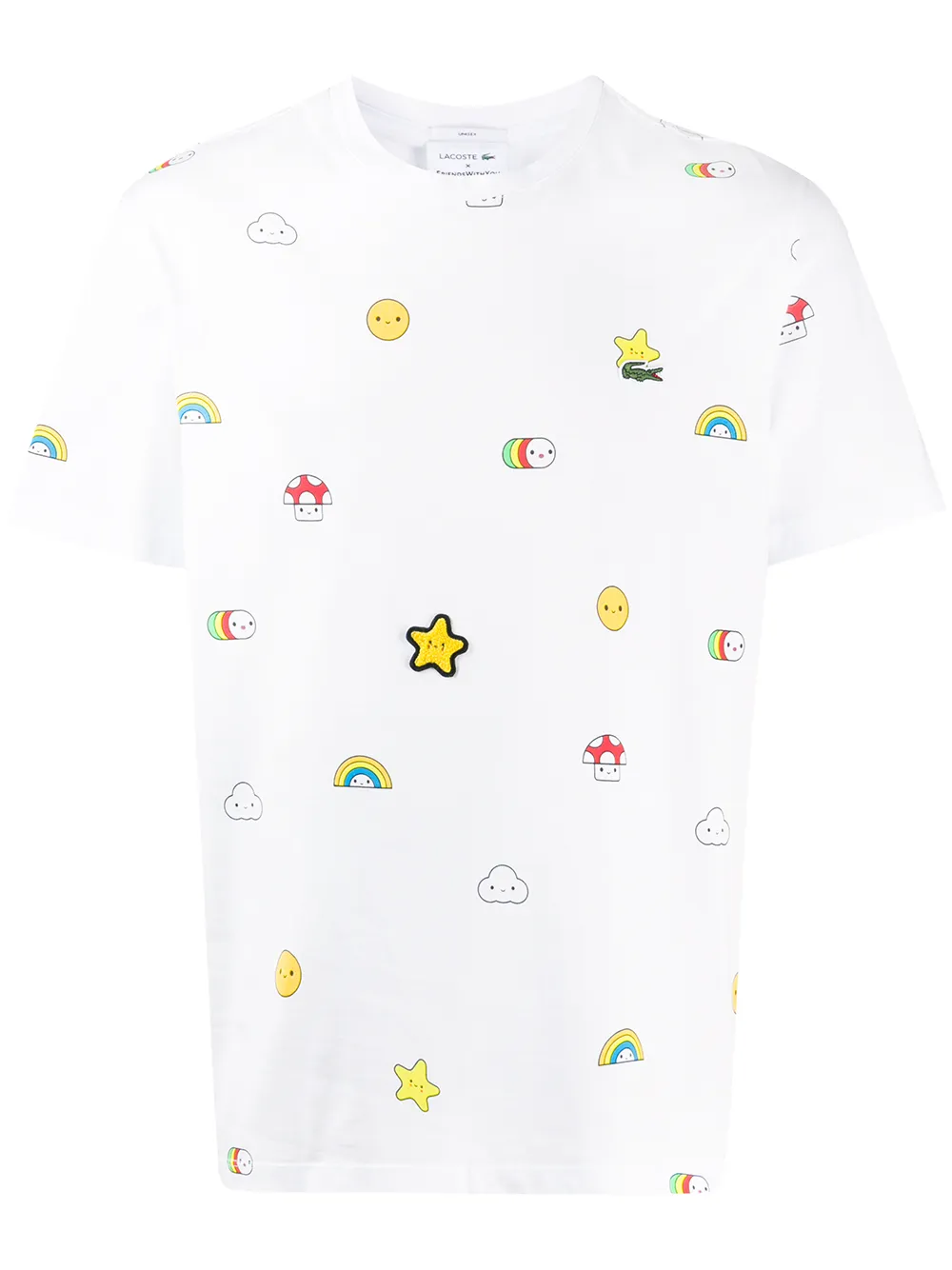 фото Lacoste футболка со сплошным принтом