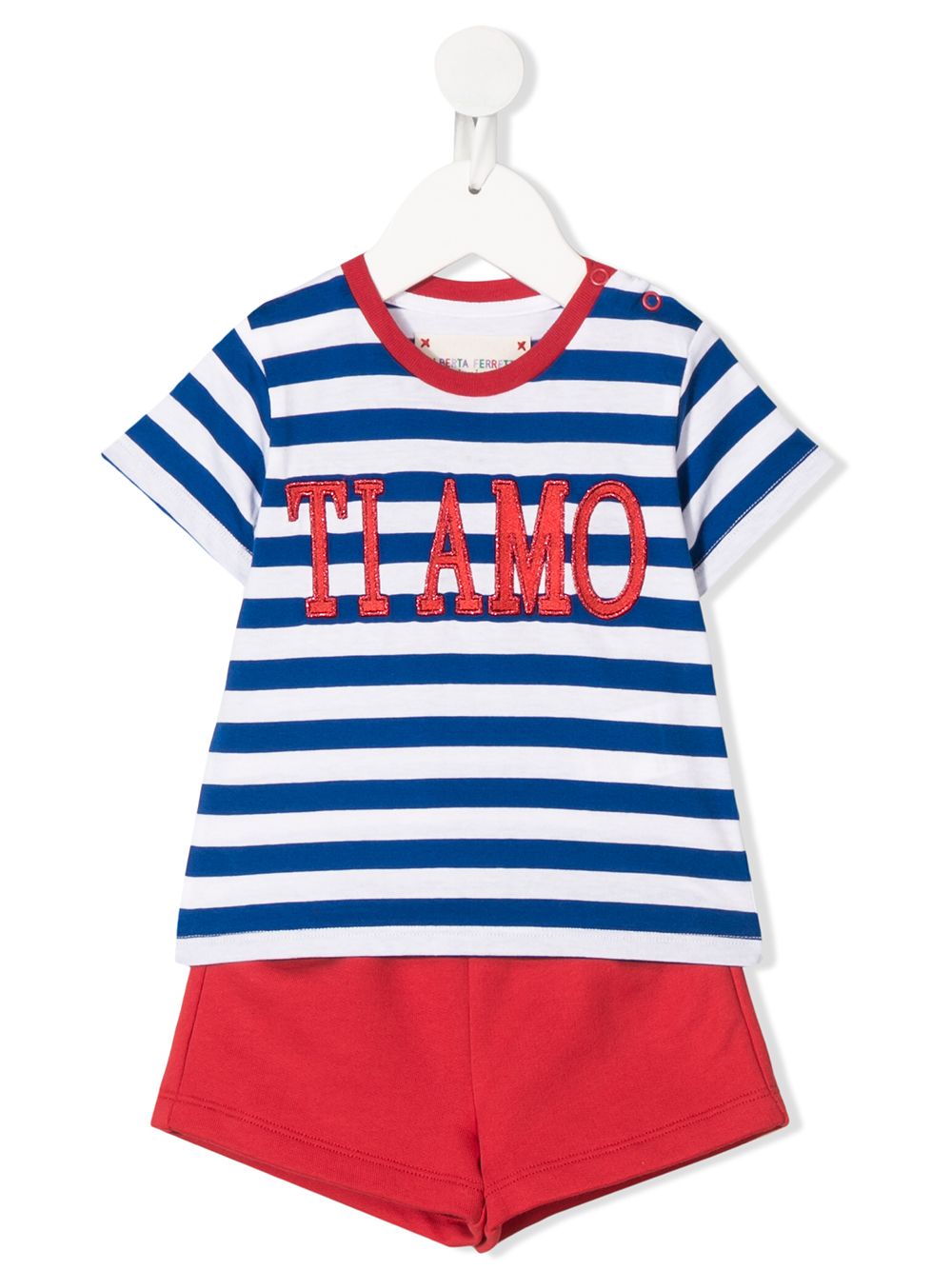 фото Alberta ferretti kids striped romper