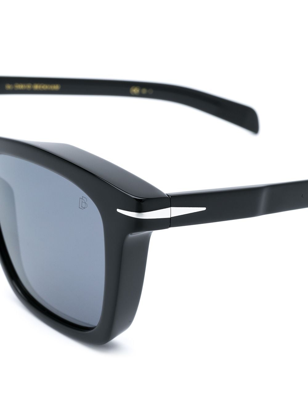 Shop David Beckham Eyewear Rectangular Frame Sunglasses In Black
