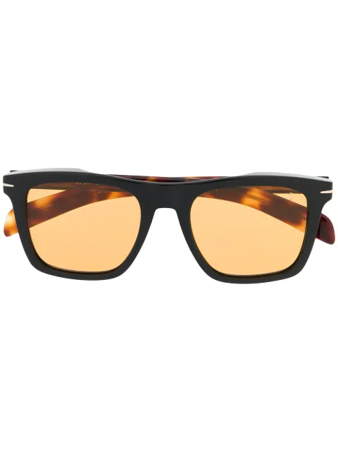 Eyewear by David Beckham نظارة شمسية مربعة بإطار صدف السلحفاة