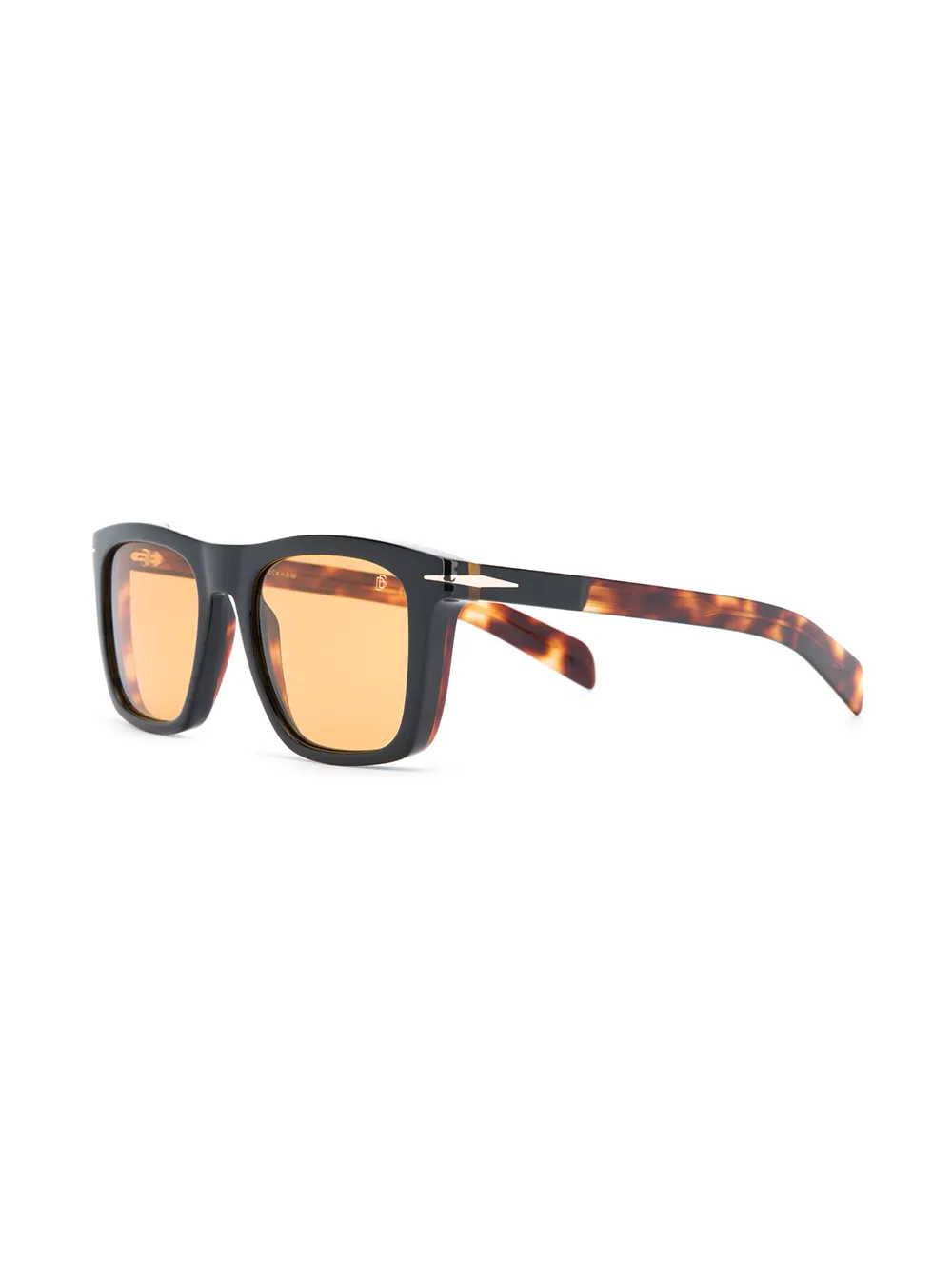 Eyewear by David Beckham Zonnebril met schildpadschild design Bruin