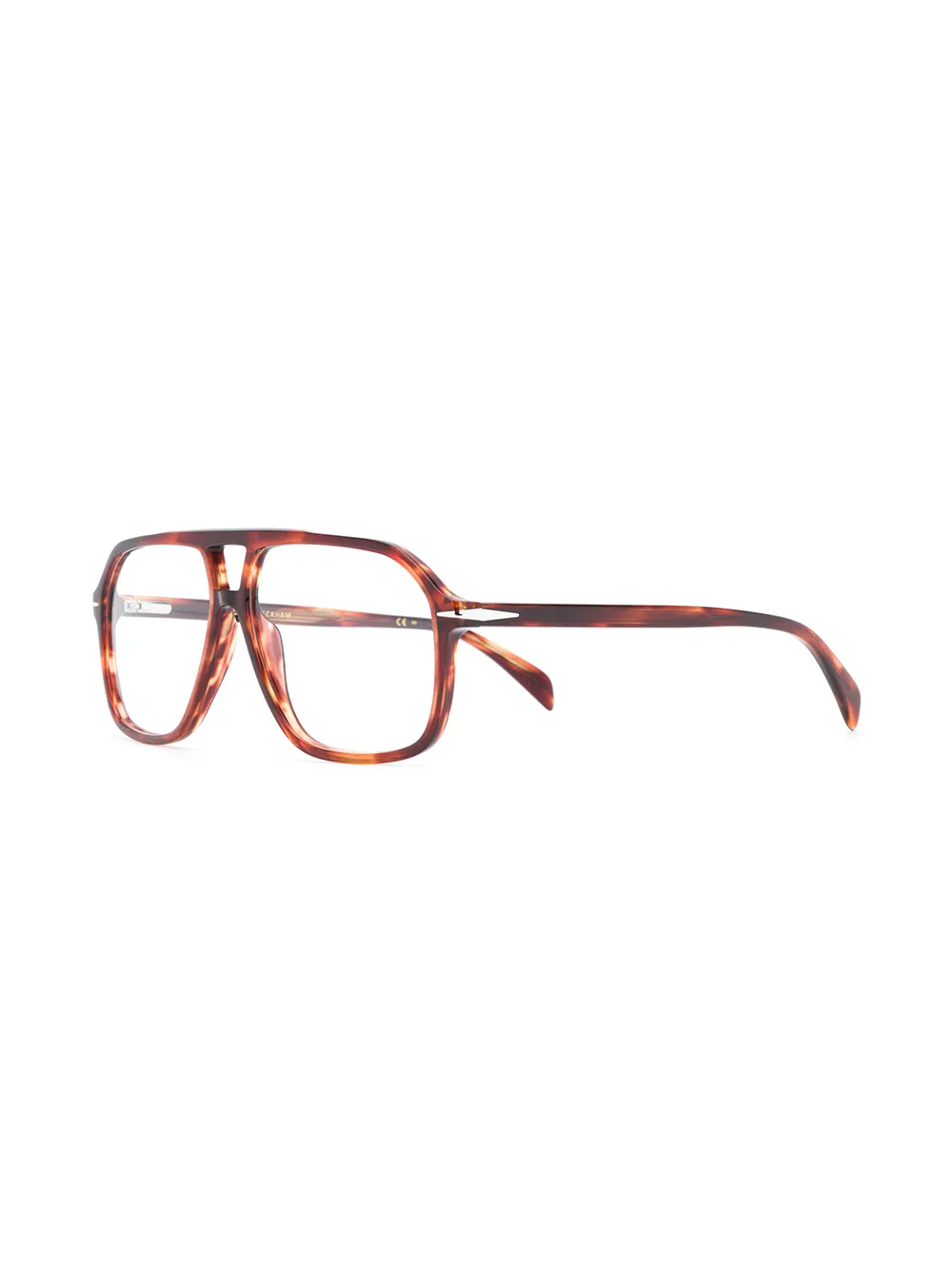 Eyewear by David Beckham Bril met dubbele neusbrug - Bruin