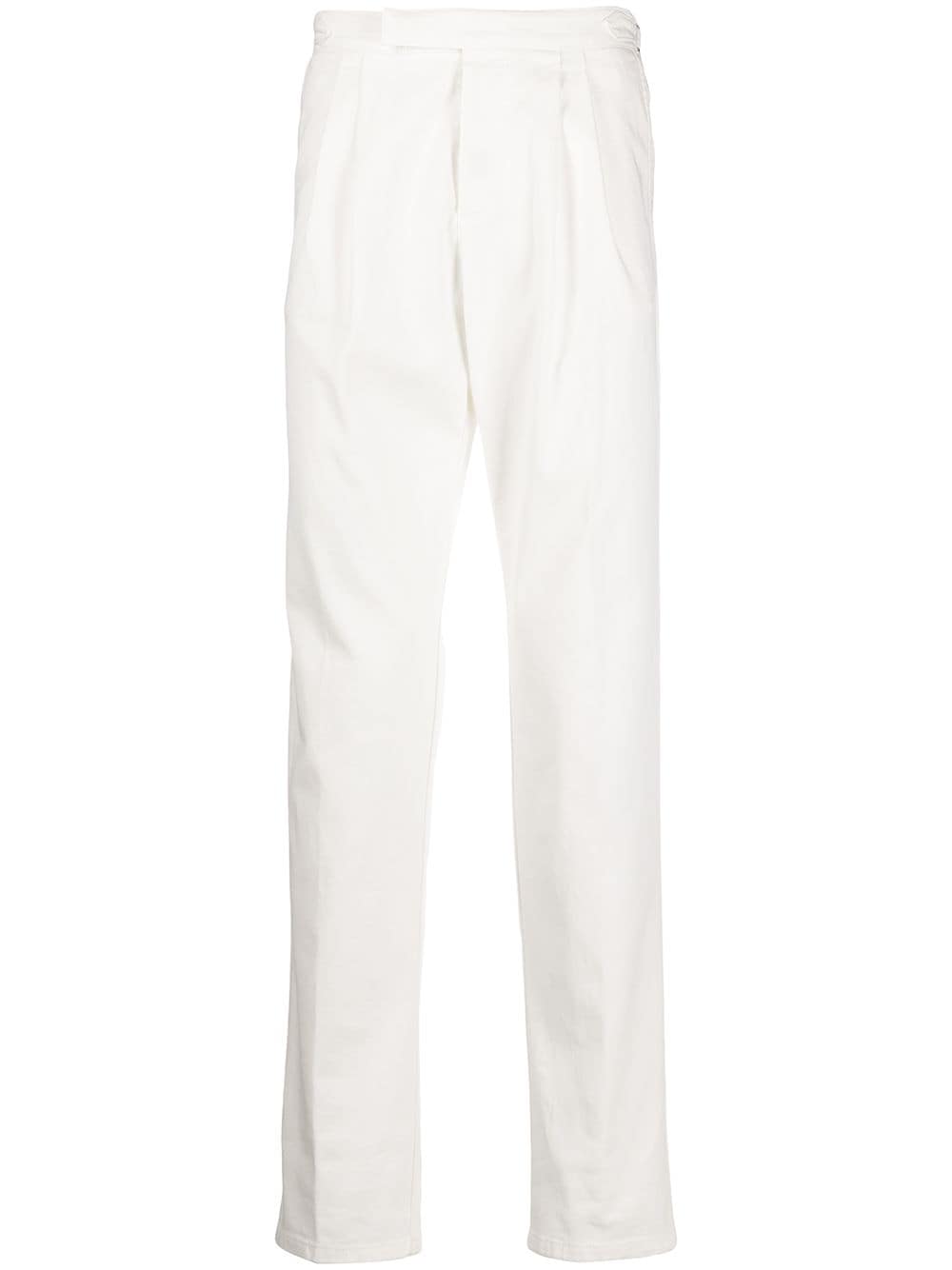 Eleventy Straight Leg Trousers In White