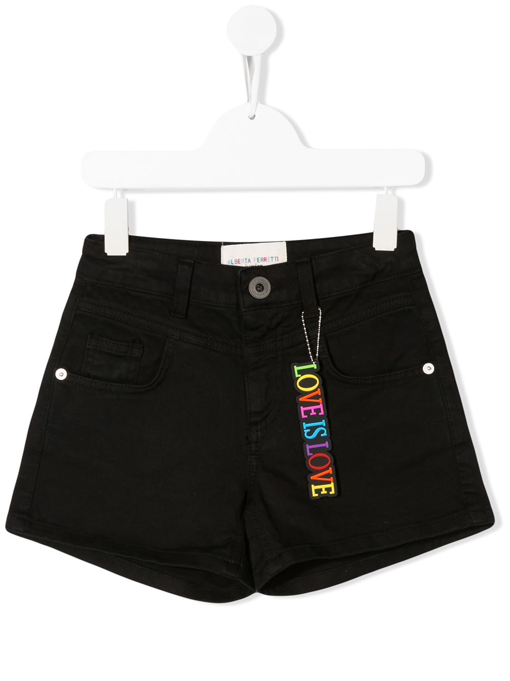 ALBERTA FERRETTI LOGO TAG SHORTS