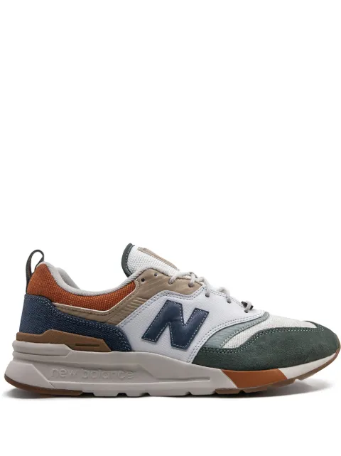 White \u0026 green New Balance 997 low-top 