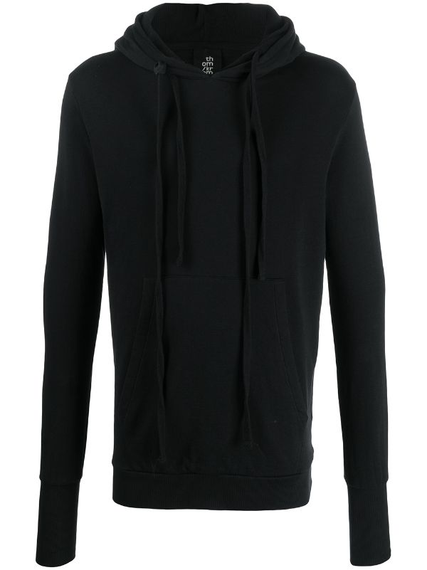 black drawstring hoodie