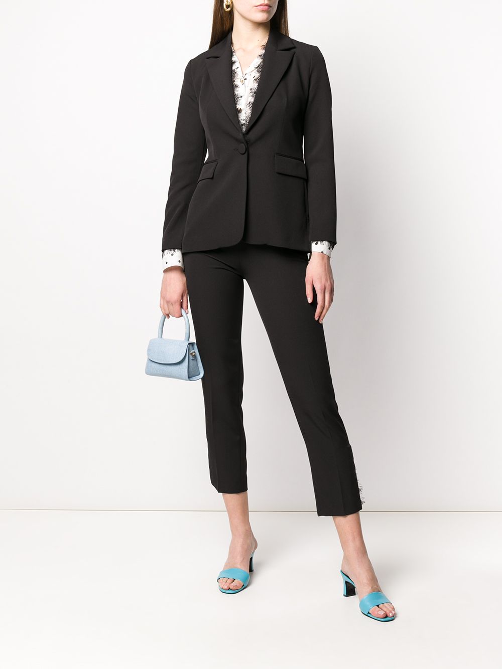 фото D.exterior lace-insert blazer