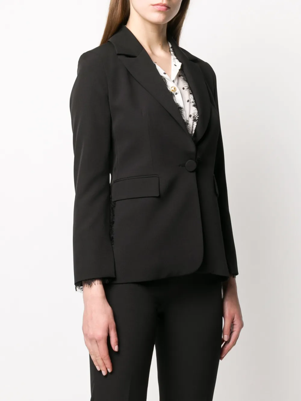 фото D.exterior lace-insert blazer