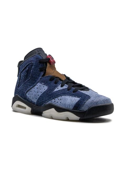 Jordan Kids - Air Jordan 6 Retro (GS) washed denim