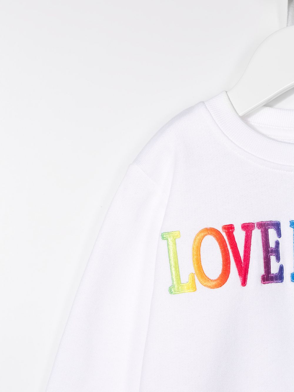 фото Alberta ferretti kids love is love sweater