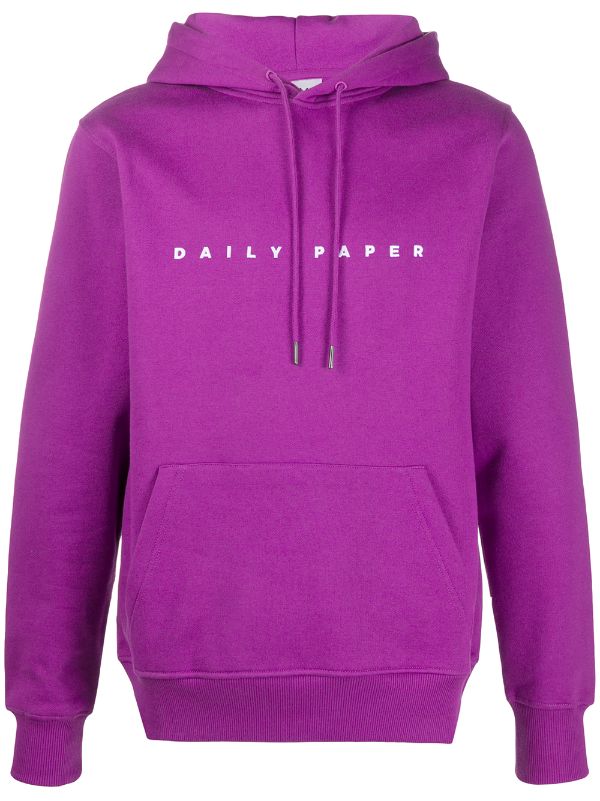 pink daily paper hoodie