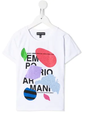 girls armani t shirt