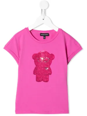 pink armani t shirt