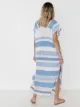 lemlem Mizan stripe-pattern midi dress