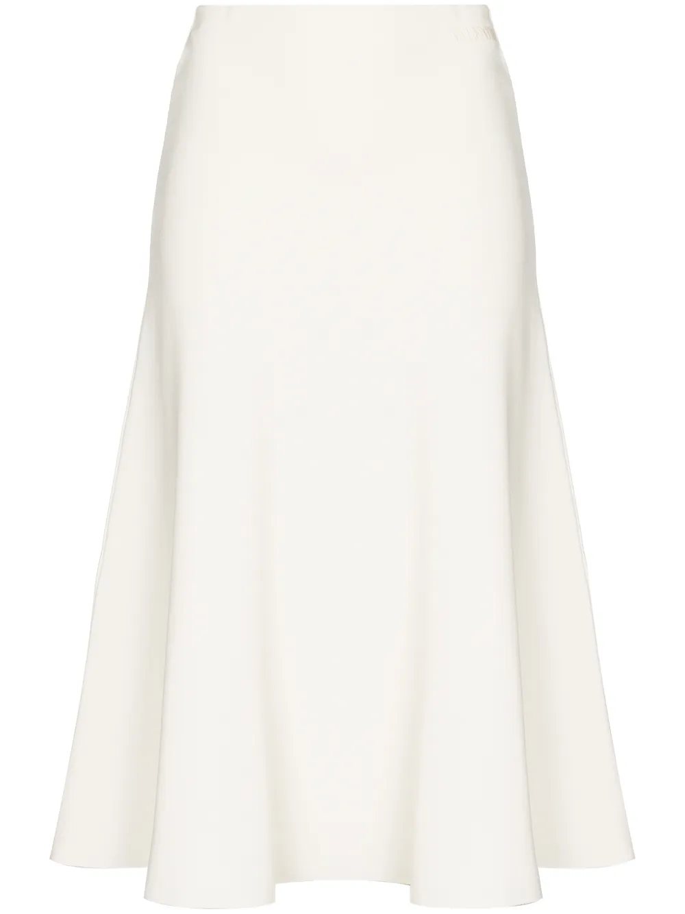 Valentino Garavani A-lijn midi-rok Wit