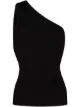Image 1 of GOLDSIGN one-shoulder ribbed-knit tank top
