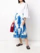 Image 2 of Valentino ceramic print pleated midi skirt