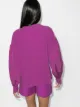 Valentino balloon-sleeve fine-knit jumper