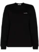 Image 1 of Valentino logo-print long-sleeve sweatshirt