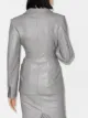 ANOUKI faux leather blazer