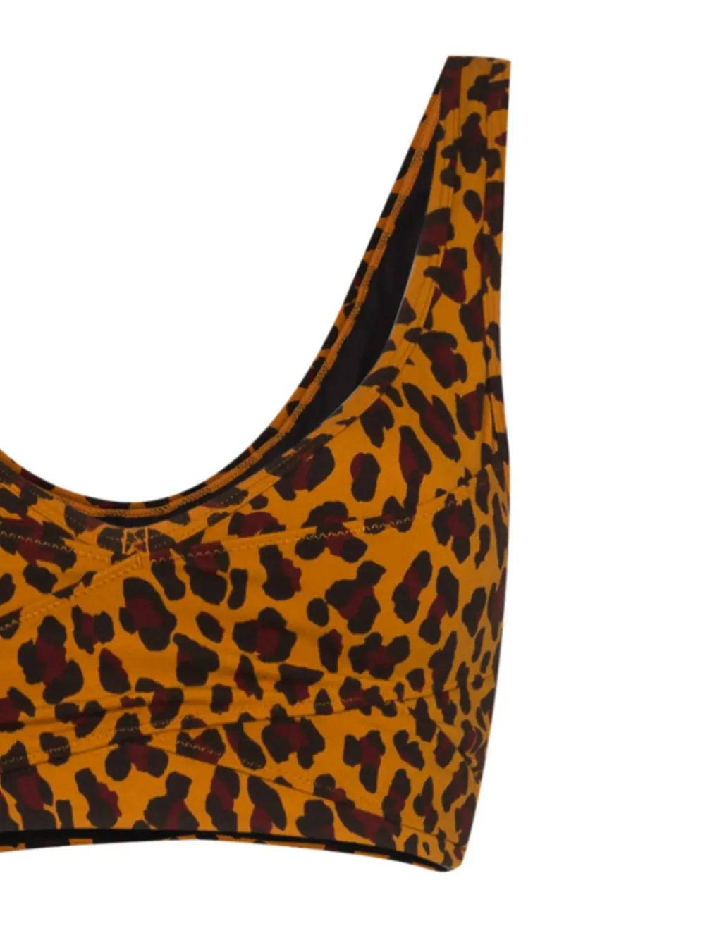 Varley Sport-bh met luipaardprint - Bruin