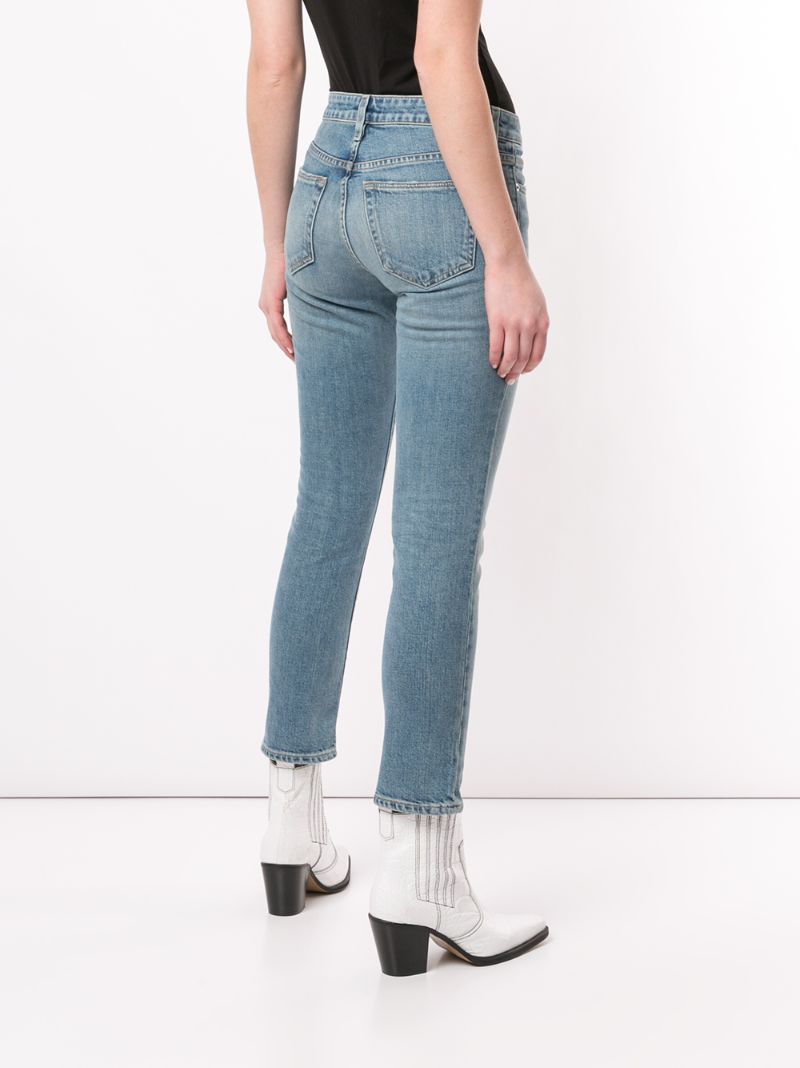 SLVRLAKE KIMI CROPPED STRAIGHT JEANS 