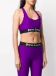 Palm Angels logo-band sports bra