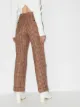 Wales Bonner Brixton high-waist check trousers