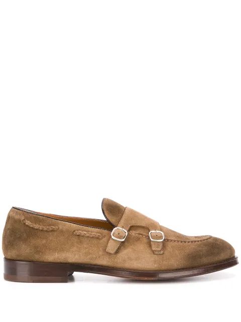 Doucal's low heel buckled loafers