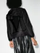 Valentino logo-print faille hooded jacket