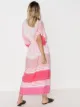 lemlem Eshal striped kaftan dress