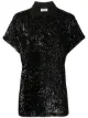 Image 1 of Saint Laurent sequinned polo shirt