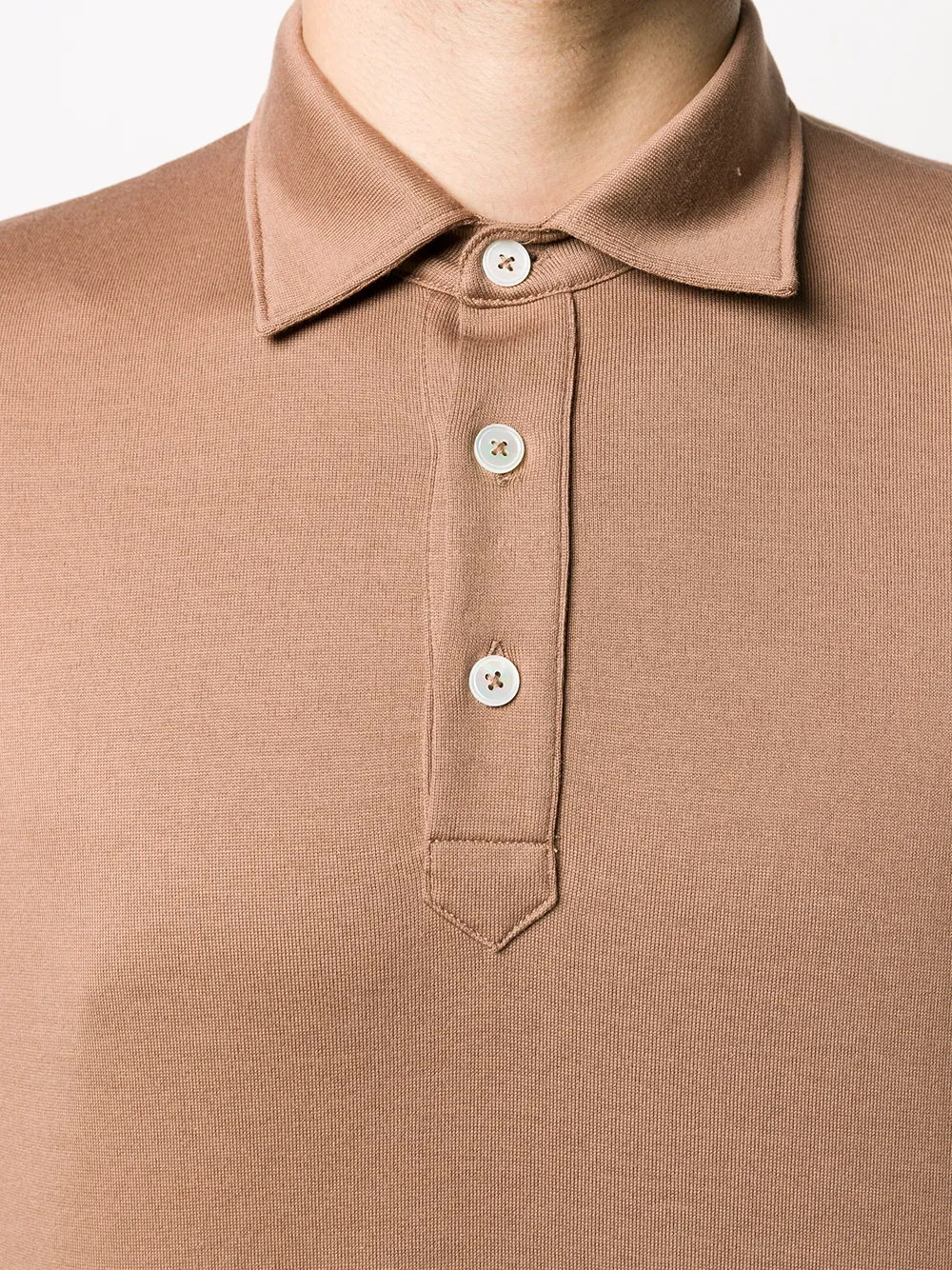 фото Eleventy double layer polo shirt