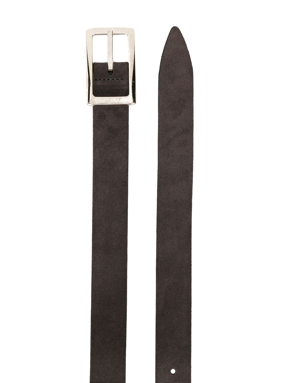 фото Eleventy reversible buckled suede belt