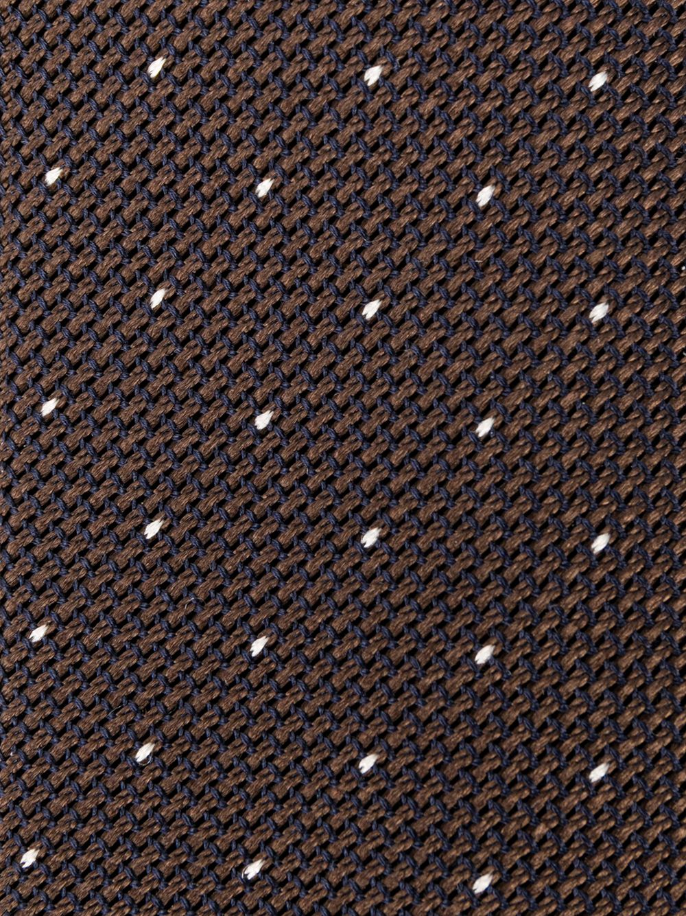 фото Eleventy dotted grid slim silk tie