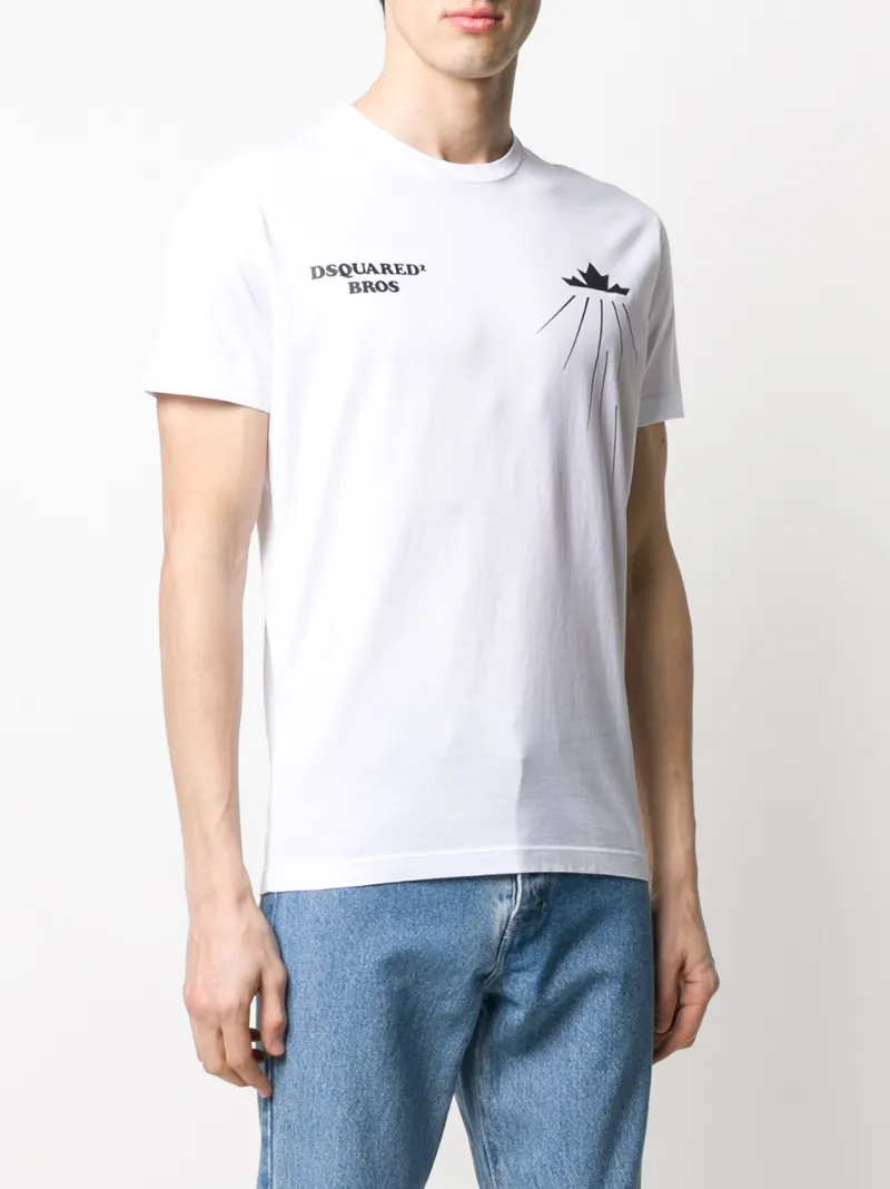 DSQUARED2 BROS PRINT T-SHIRT