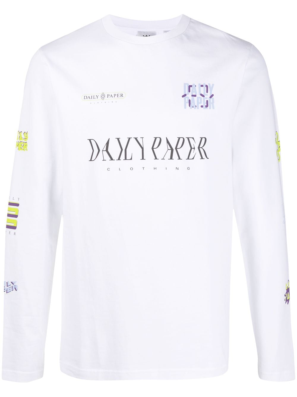 Daily Paper Logo Print T-shirt In White