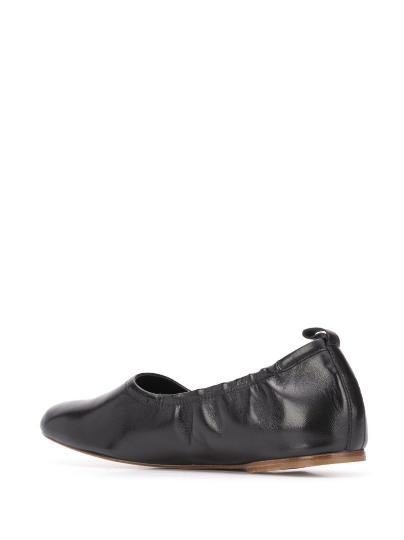 Shop Apc Stretch-fit Ballerina Shoes In Black