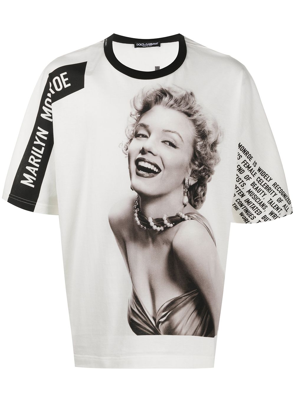 Dolce \u0026 Gabbana Marilyn Monroe Print T 