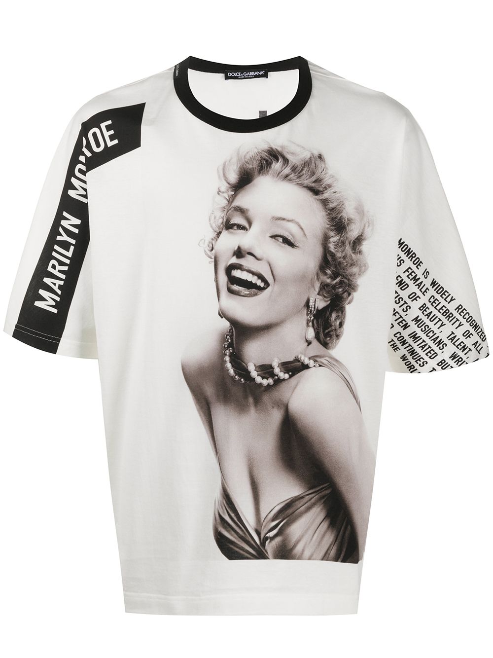 dolce gabbana marilyn monroe t shirt