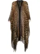 Imagem 1 de Saint Laurent Pelerine com estampa de leopardo