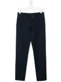 Emporio Armani Kids slim fit chinos - Blue