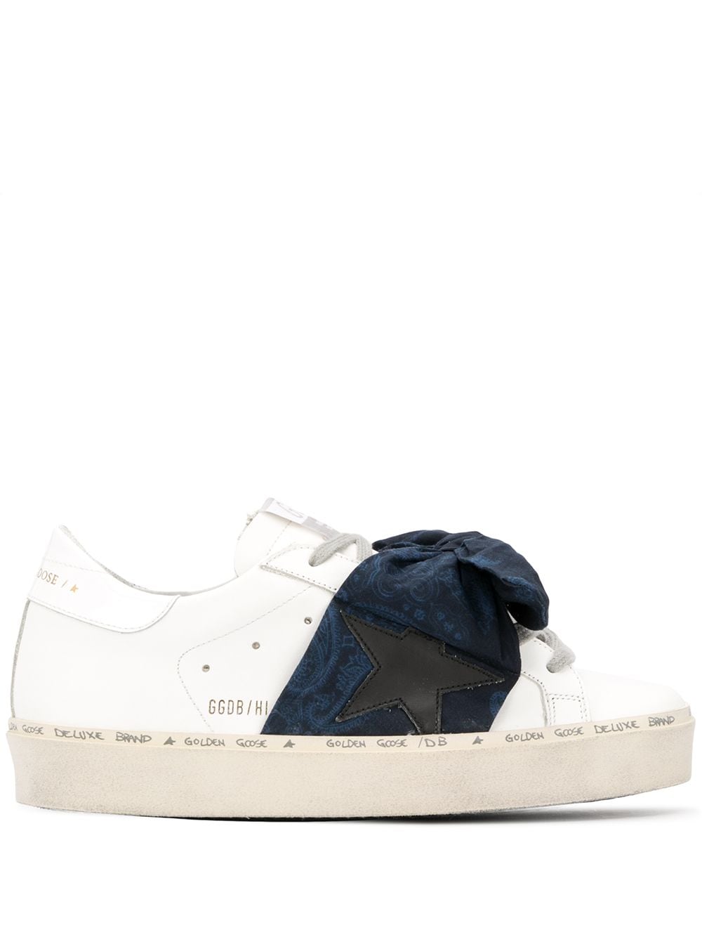 Golden Goose Bow Low-top Sneakers In White