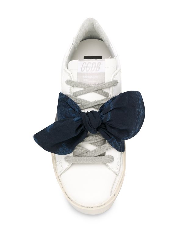 golden goose bow sneakers