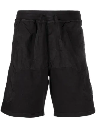 Stone Island Shadow Project Contrast Panel Shorts | Black | FARFETCH