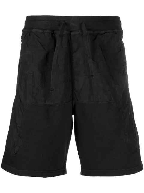 Stone Island Shadow Project contrast panel shorts