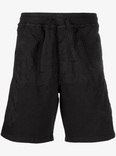 Stone Island Shadow Project shorts med kontrastpanel